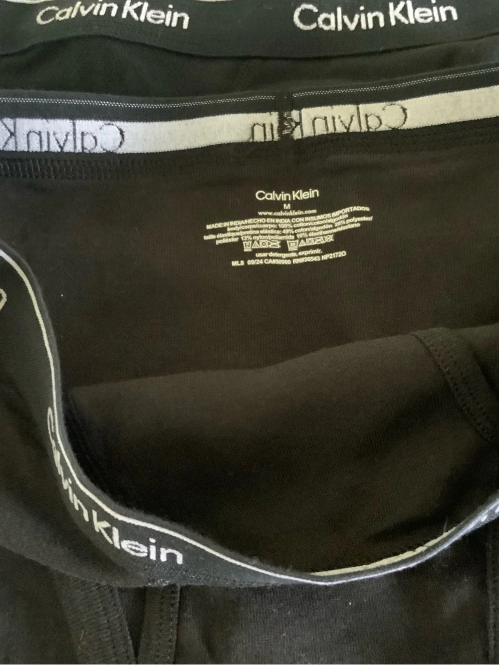 Calvin Klein Black Logo Waistband Men's Briefs